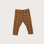Marley Fluffy Brown Checked Leggings